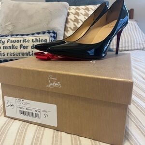 Christian Louboutin Black and Red Stiletto Heels